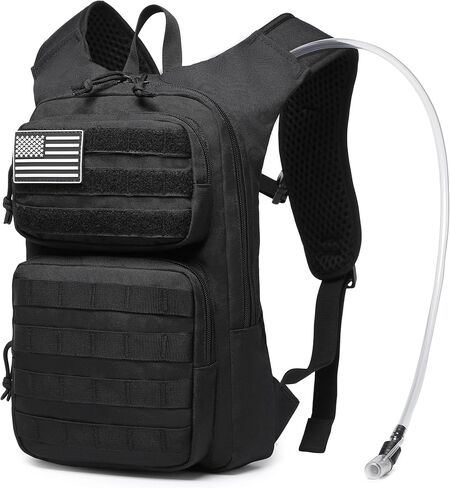 wotony Hydration Backpack with Water Bladder for Hiking Tactical Hydration Pack for Men Women Molle Water Backpack for Hiking in Saudi Arabia