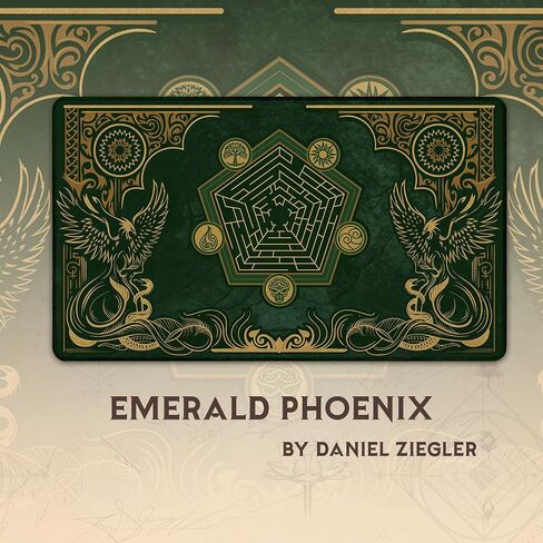 Flamewake Phoenix - MTG Playmat - Compatible with Magic The Gathering Playmat - Play MTG, YuGiOh, TCG - Original Play Mat Art Designs & Accessories in Kuwait