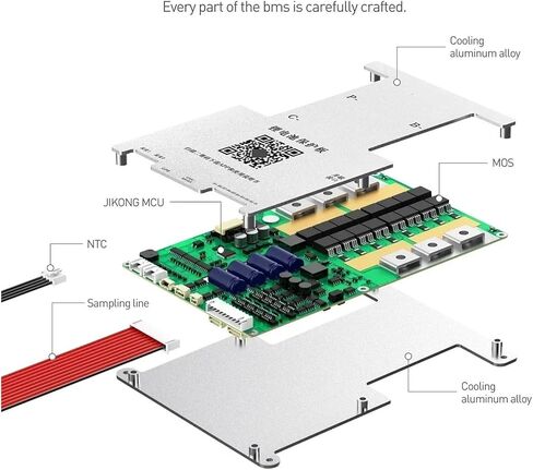 4S -8S 12V 24V JK -BD4A8S4P LIFEPO4 LTO Battery 40a Balancer Balancer النشط الحالي 0.4A in Saudi Arabia