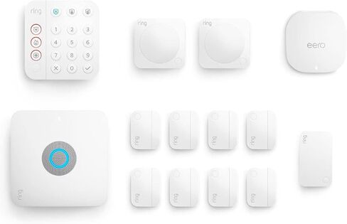 Ring Alarm Pro 13-Piece Kit (newest model) and eero Wi-Fi 6 Router - built-in eero Wi-Fi 6 extender and 30-day free Ring Home subscription in Saudi Arabia