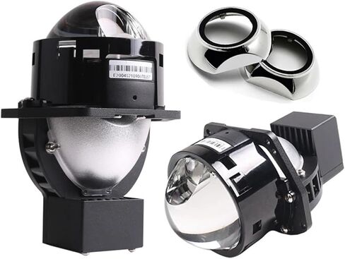 2PCS S11 73W 6000K Hyperboloid Bi L/ED Projector Lens 3R G5 Auto Projector Lens RHD LHD Headlight Car Light Accessory(Left,Projector Lens only) in Kuwait