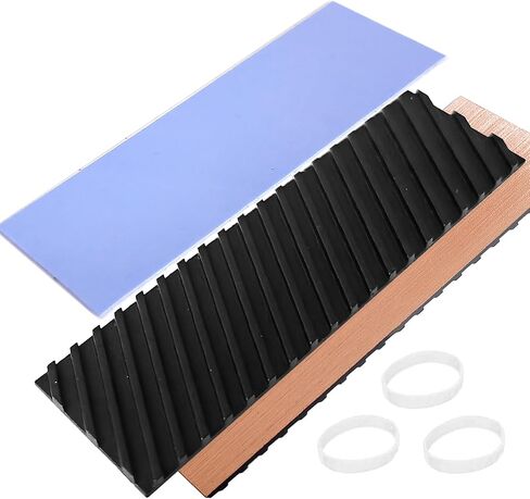 Laptop NVMe M.2 Heatsink with Silicone Thermal Pad，70x20x6mm Graphene Coating Copper Heat Sink for 2280 M2 SSD Laptop PS5 in Saudi Arabia