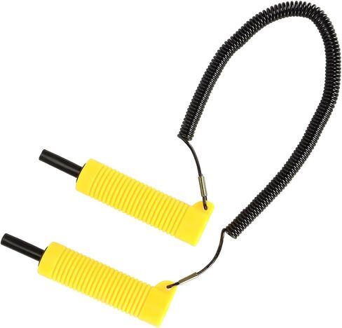 AQXREIGHT ICE RECRANCELE RICKS KIT MAVIS GRIP MIVIS ICE AWLs مع صافرة لصيد الأسماك في حالات الطوارئ الأصفر (أصفر) in Saudi Arabia