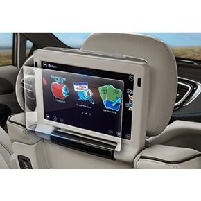 LFOTPP Fit for 2PCS 2017 2018 2019 2020-2023 Chrysler Pacifica 10 Inch Rear Seat TV Glass Screen Protector,Back Seat Entertainment Headrest TV Screen Protector 9H Hardness Tempered Glass Anti Scratch