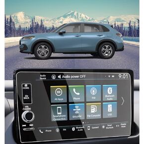 for 2023 2024 Honda HRV EX-L 9 Inch Tempered Glass Screen Protector 9H Hardness Anti-Fingerprint Anti-Scratch Anti-Glare Accessories Touchscreen（Not for 2023-2024 Honda HRV LX/Sport 7 Inch