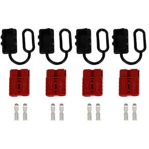 SCITOO 4 Pack Quick Disconnect Wire Harness Plug Kit 50A, 6-10 Gauge Quick Connector Disconnect Plug 12-36 Volt, Quick Connect Disconnect Set for Motor Winch Trailer