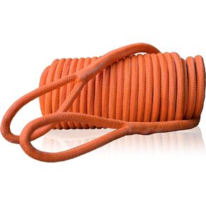 Double Braided Winch Rope Extension for 4x4 Truck SUV Car Winch Recovery Towing (3/8inch*100ft)