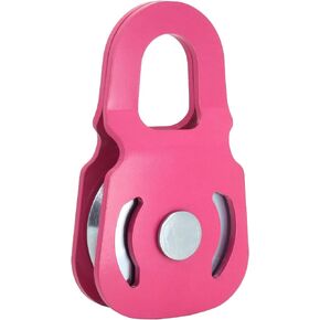 Snatch Block for Winch Recovery, 6 Ton Break Strength, Towing Pulley Blocks 13,000 LBS Capacity, Compact Offroad Accessory for Jeep, Truck, UTV, ATV, Pink