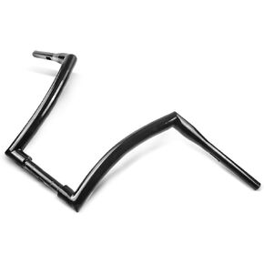 A-Premium 14 inch Handlebars Compatible with Harley-Davidson Blackline, Breakout, Disc Glide, Dyna, Fatbob, Fatboy Lo, Forty Eight, Freewheeler, Heritage Softail, Replace# M-HB-3004BK
