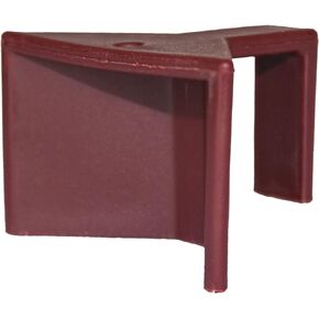 Modern Door Stop – Plastic Door Stopper for Hinged- Easy Install Mounted Hinge Stop Restrictor - Opening Stopper Wedge for Home - Ideal for Hotels, Hospitals & Schools - Red