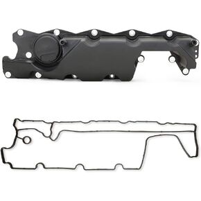 MITZONE Valve Cover Oil Trap with Gasket Compatible with 2007-2015 Volvo S80 XC90 XC70 XC60 V70 3.2L