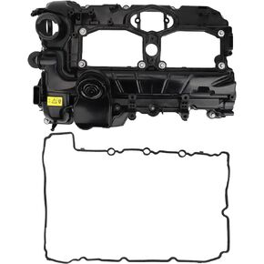 BRTEC 11127588412 Engine Valve Cover with Gasket Compatible with BMW 2012-2018 528i 528i xDrive 328i 328i GT xDrive 320i x5 x3 X1 428i z4 2.0L