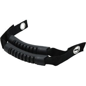 Car Rear Seat Grab Handle for Jeep Wrangler 2007-2018 Plastic Black (Set of 2)