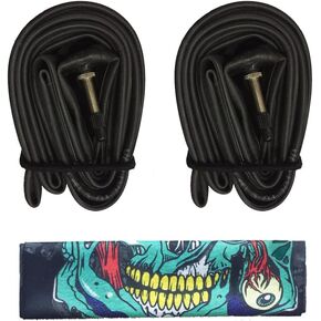 26x1.5/1.75 F/V Presta Valve Bicycle Tube Inner Tube - Pack of 2 - One Free Outdoor Headwear