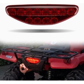 HAKA TOUGH LED Tail Light for TRX 450 R ER 2006-2014, ATV Rear Brake Stop Light Tail Lamp Assembly Accessories, Waterproof, Red, 1PC