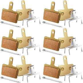6 Pcs Bike Brake Pad Compatible with Shimano Deore TRP Tektro Br-M575 M525 M515 T615 T675 M505 M495 M486 M485 M475 M465 M447 M446 M445 M416 M415 M395 M375 M315 M355 C601 C501s
