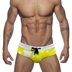 UXH Mens Swimsuit Briefs Padded Swimwear Sexy Swimming Bikini Board Beach Surfing Swim