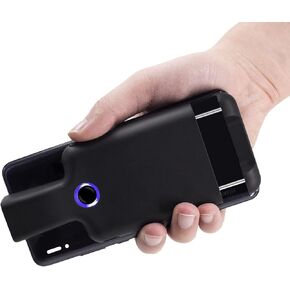 Bluetooth Barcode Scanner 1D Wireless with Adjustable Portable Back Clip Bar Code Scanner Compatible iPhone Android iOS for Warehouse Inventory Book Store Library