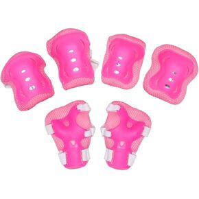 1 Set 6pcs Wrist Guards for Roller Skating Kids Helmet Bike Adult Knee Pads Skateboard Protective Gear Kids Skating Gear Elbow and Knee Pads Kids 6 Piece Set Protector Elbow Pads