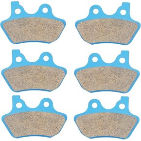 Front & Rear Brake Pads Ceramic for 00-07 Harley Davidson FLHT/FLHTi Electra Glide Standard &FLHTCU-I Electra Glide Ultra Classic