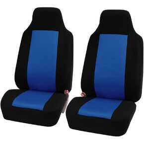 BESULEN Car Front Seat Covers, 2 Pack Automotive Seat Cushion Protectors Covers, Non-Slip Vehicle Cushion Seat Cover Set, Car Interior Accessories Compatible with SUV, Sedan, MPV (Black)