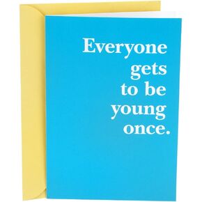 Hallmark Shoebox Funny Birthday Card (Young Once)