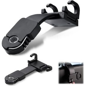 Car Seat Headrest Hook - Foldable, Bendable, and Secure Car Seat Back Hooks for Purses and Bags, Adjustable Car Back Seat Organizer, Car Accessories for Ford/Chevrolet/Toyota, 1 Pack