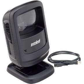 Zebra Symbol DS9208 Handsfree Standard Range Barcode Scanner with Shielded USB Cable, Black - Scans 1D, 2D and PDF417 Barcodes, LED Aimer - DS9208-SR00004NNWW YKGAV