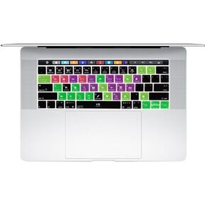 Ableton Live Shortcut Silicone Keyboard Cover for MacBook Air M2, MacBook Pro 13 M2; Pro 14 17 M1 MacBook Pro Touch Bar 13 15 Inch (A1989/A1706,A1990/A1707) 2018 2016 2017 2018 2019 2020 2021 2022