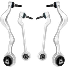 Front Lower Control Arm Suspension Kit 4pc compatible with 2006-2014 BMW E90 325i 328i 330i 335i 335is 128i 135i X1(2WD Only)