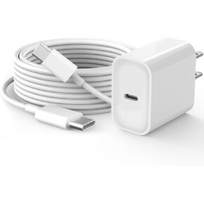 iPhone 15 Charger, 20W USB C iPad Charger Block iPad Cube Adapter iPhone 15 Fast USB C Charging Type C Cable iPad Cord for iPhone 15/15 Pro/15 Pro Max | iPad Pro 12.9/11 inch/iPad Air 4/5th/ Mini 6th