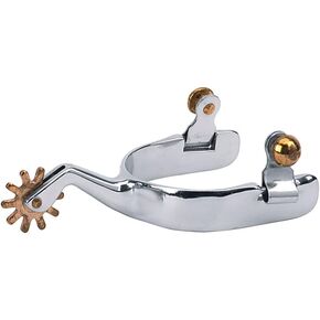 Weaver Leather Women's Cutting Spur with Plain Band, 2