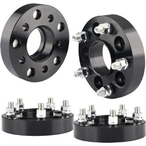 5x4.5 to 5x4.75 Wheel Adapters, 1inch 5x114.3mm to 5x120.65mm Wheel Adapter 73mm Hub Bore with 1/2-20 Thread Pitch