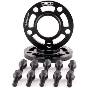 Compatible BMW 12MM Wheel Spacers with extended Lugs 3 Series 5 Series 6 Series E46 E90 E92 E63 E64