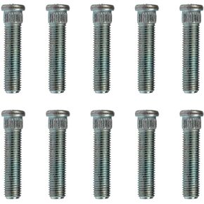(Set of Ten Studs) 1/2" Longer Than Stock Wheel Stud Lug Bolt FITS 1982-2004 Chevy S10 S-10 Blazer GMC Jimmy Sonoma Trucks w/Wheel Spacers, Aftermarket Wheels, 5" Extended Extra Length Front & Rear @