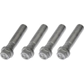 Dorman 917-508 Front Wheel Hub Bolt Compatible with Select Chevrolet / GMC Models, 4 Pack