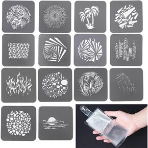 14 Pcs Optical Snoot Gobos for FS100/SE,50mm Square Metal Plate for Shaping The Light
