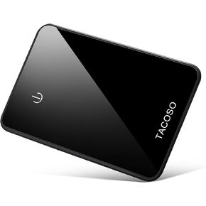 MFi Certified Wallet-Tracker-Card-1 Pack, Bluetooth Credit-Card Size Card-Tracker Item-Finder-Tracker Tag Work with Apple Find My Wallet Card Tracker, 2-Year Battery Life-Black (iOS Only)