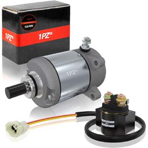 1PZ SJ2-R50 Starter Motor & Relay Solenoid Replacement for Honda Recon TRX250 Fourtrax Sportrax 250 ES TE TM R X 1985-1992 1997-2020