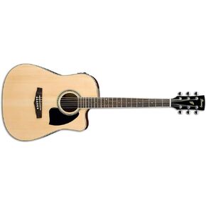 Ibanez PF15ECENT Performance Dreadnought Acoustic-Electric Guitar Natural