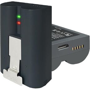 بطارية V4 بقدرة 6040 مللي أمبير في الساعة بطارية ليثيوم أيون حلقة V4 قابلة لإعادة الشحن متوافقة مع كاميرا جرس الباب الدائري 2/3/4/3+/3plus، بطارية كاميرا لاصقة (الجيل الثاني والثالث) 3.65 فولت (غير مناسبة للشاحن المزدوج الدائري) 1 -علية in Kuwait