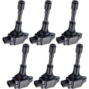 ENA Ignition Coil Pack Set of 6 Compatible with Nissan INFINITI Q40 Q50 Q60 Q70 Q70L QX50 QX70 EX37 FX37 FX50 G37 M37 M56 370Z 3.7L 5.0L 5.6L V6 V8 Coils Replacement for UF617 368195 GN10430 22448EY00