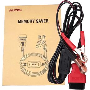 Autel MaxiBAS BTMS OBDII Battery Tester Memory Saver Preserves Vehicle Codes Electronic Presets Provides Power to Vehicle’s Computer Maintain Data Surge Protection Attaches to 12 Volt Backup Battery