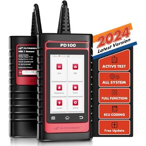 A-Premium 2024 PD100A Elite Pro Fit for VAG (VW Audi Skoda Seat) Full System OBD2 Scanner Diagnostic Tool, Bi-Directional Code Read Scan Tool, with ECU Coding, Key Programming, 28 Reset, WiFi Update