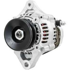 RAREELECTRICAL New 12V 40A Alternator Compatible With Kubota Engines V1505 D1105 By Part Numbers 16678-64011 1667864011 16678-64012 100211-4730 100211-4731 16678-64013 1667864013 1667864012 1002114730