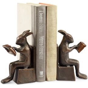 Studious Rabbit Bookends