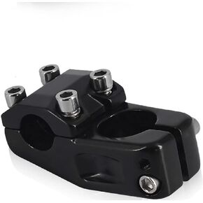 SENQI BMX Bike Stem Aluminum Alloy Fixed Gear Bicycle Stem 28.6x22.2mm, Black