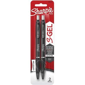 Dymo 2096126 Sharpie Gel 1.0mm 2ct Black