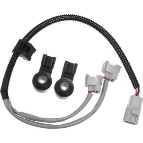 ACROPIX Ignition Knock Detonation Sensor Wire Harness Engine Knock Sensor Fit for Toyota Camry Highlander for Lexus ES330 RX330 - Pack of 1 Black