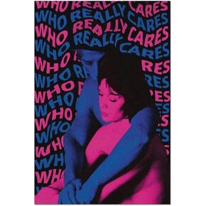 LaBdip Tv Girl Poster Who Really Cares Posters Album Cover Canvas Poster Wall Art Decor Print Picture Paintings for Living Room Bedroom Decoration Unframed 12x18inch